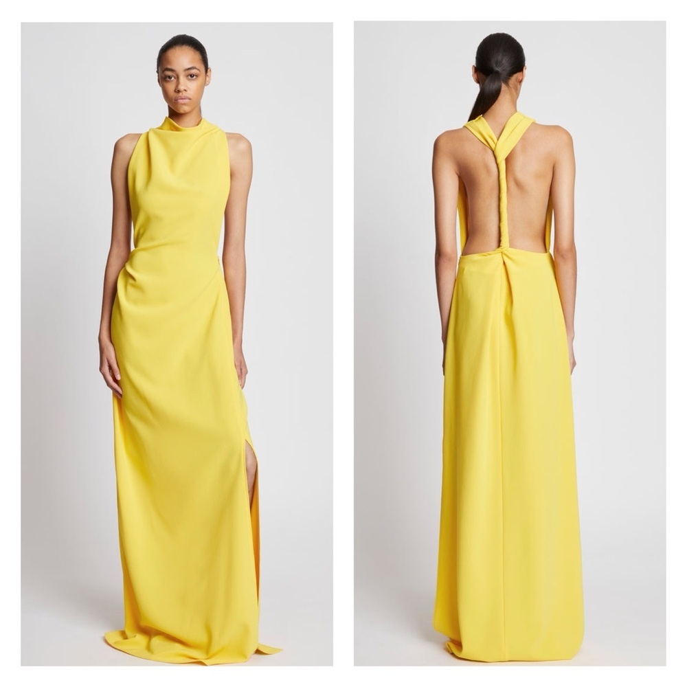 Proenza Schouler Yellow Maxi Dress